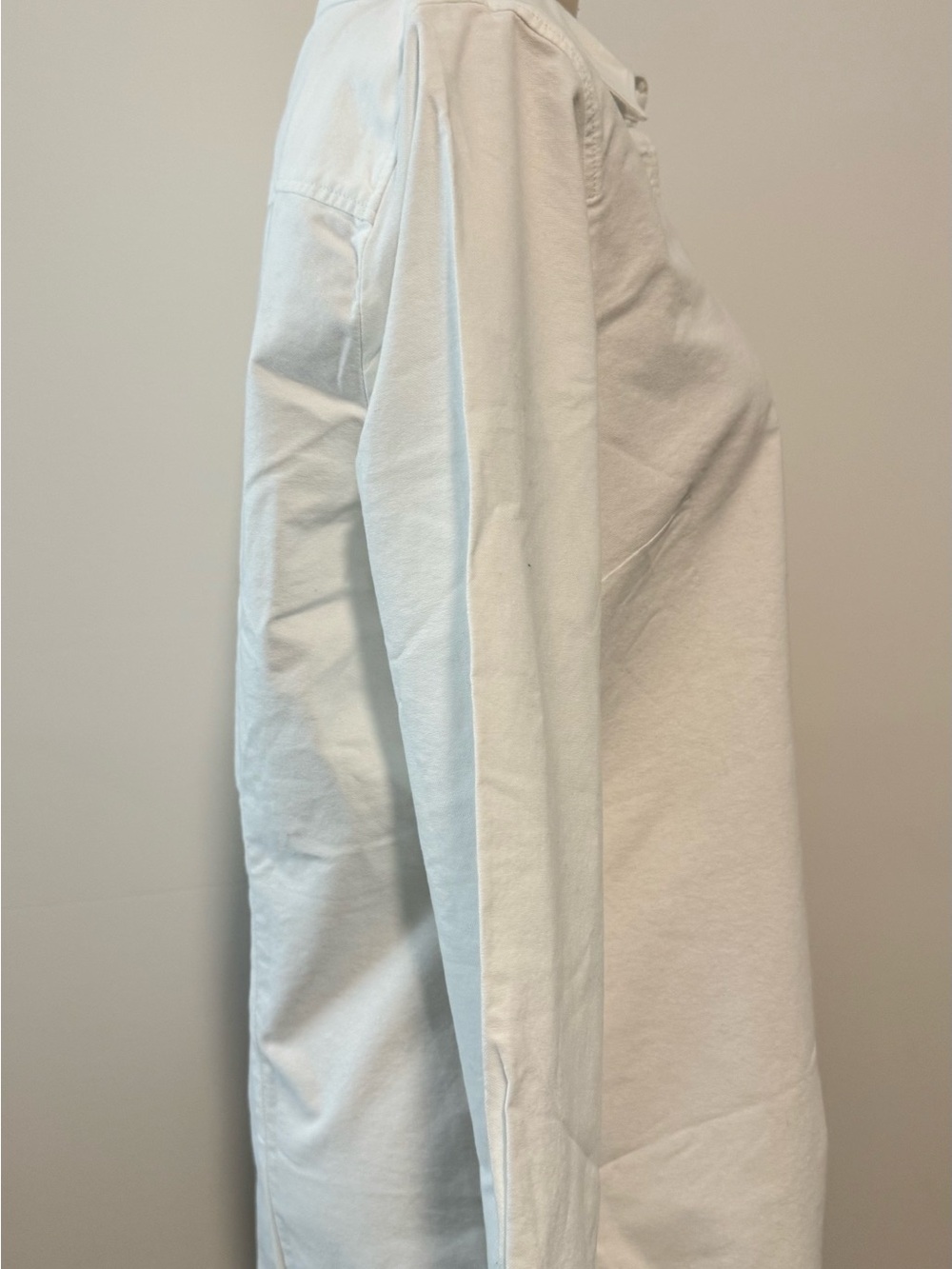 NWT J. Crew White 100% Cotton Casual Fitted Button-Down Shirt Size Large - Picture 5 of 14